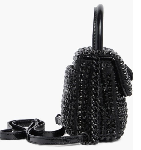 ๐ฅ๐ต SALE $195 NEW KURT GEIGER KENSINGTON CROSSBODY/ CONVERTIBLE RHINESTONE BAG! - Picture 4 of 7