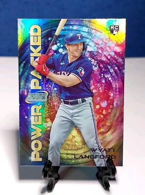2024 Topps Stadium Club Wyatt Langford Power Packed RC 2024 Topps Stadium Club Wyatt Langford Power Packed RC