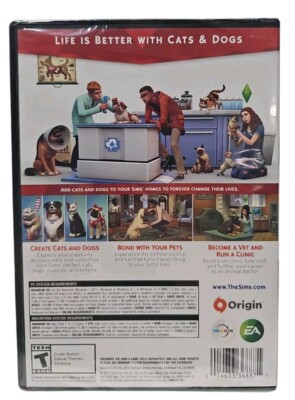 Sims 4: Cats & Dogs - PC Expansion Pack Factory Sealed 14633368871 Sims 4: Cats & Dogs - PC Expansion Pack Factory Sealed 14633368871