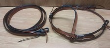 Simple Tan/Brown Leather Horse Bridle / Reins Set