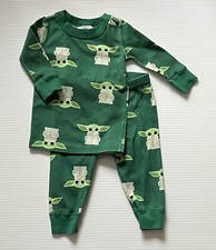 Hanna Andersson THE CHILD BABY YODA MANDALORIAN STAR WARS Pajamas 60cm 3-6M
