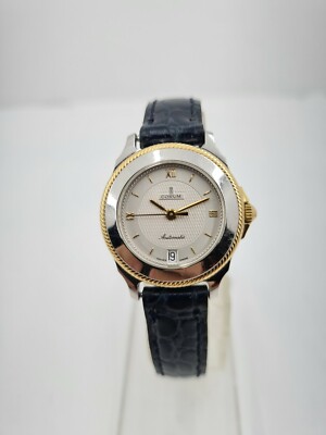 Corum Automatic Ladies Wrist Watch 18k Gold Bezel Box Und Papier