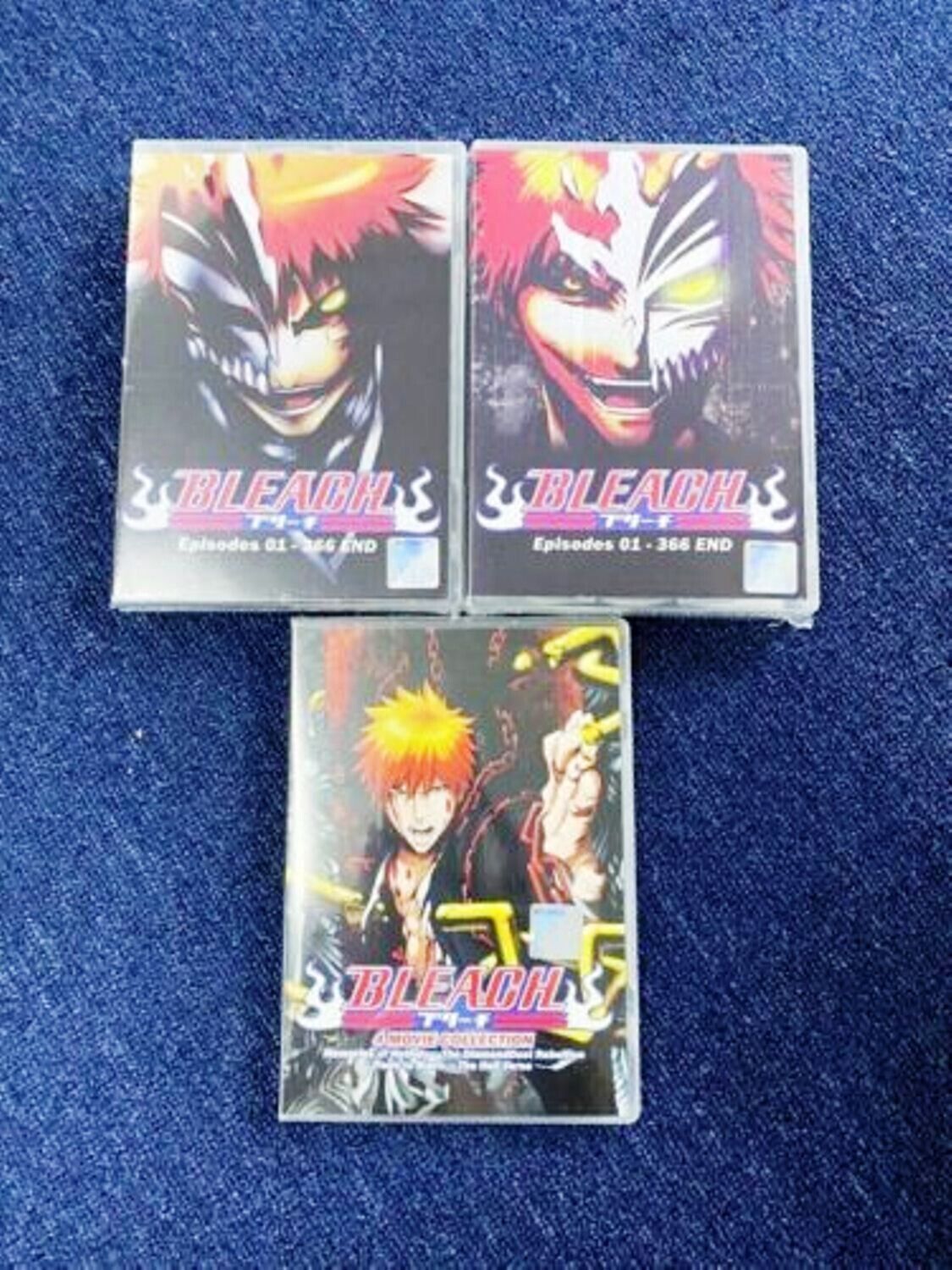 Bleach Episodes 1 - 366 English Dubbed Complete Series 16 Seasons on 36  DVDs