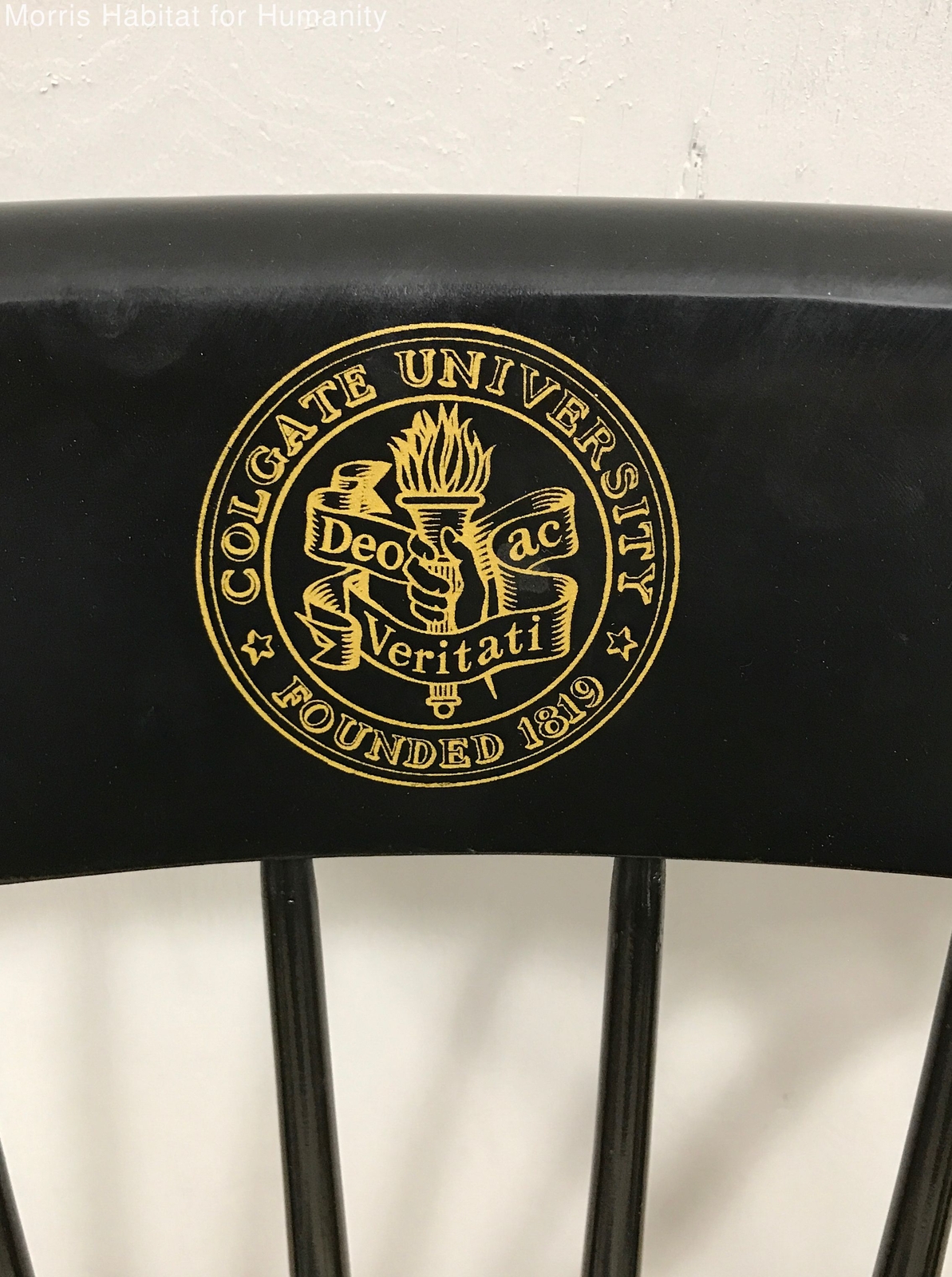 Colgate University "Deo ac Veritati" Founded in 1819 Wooden Accent