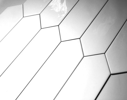 3x12 Modena Collection White Glazed Ceramic Tile Backsplash Decor Wall Bath - Picture 9 of 9