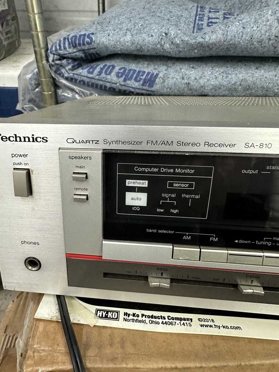 Technics sa-810 quartz synthesizer AM/FM stereo receiver | eBay