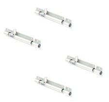 4 Pack Door Security Slide Latch Lock Barrel Bolt Latch 3 INCH WITH SCREWS