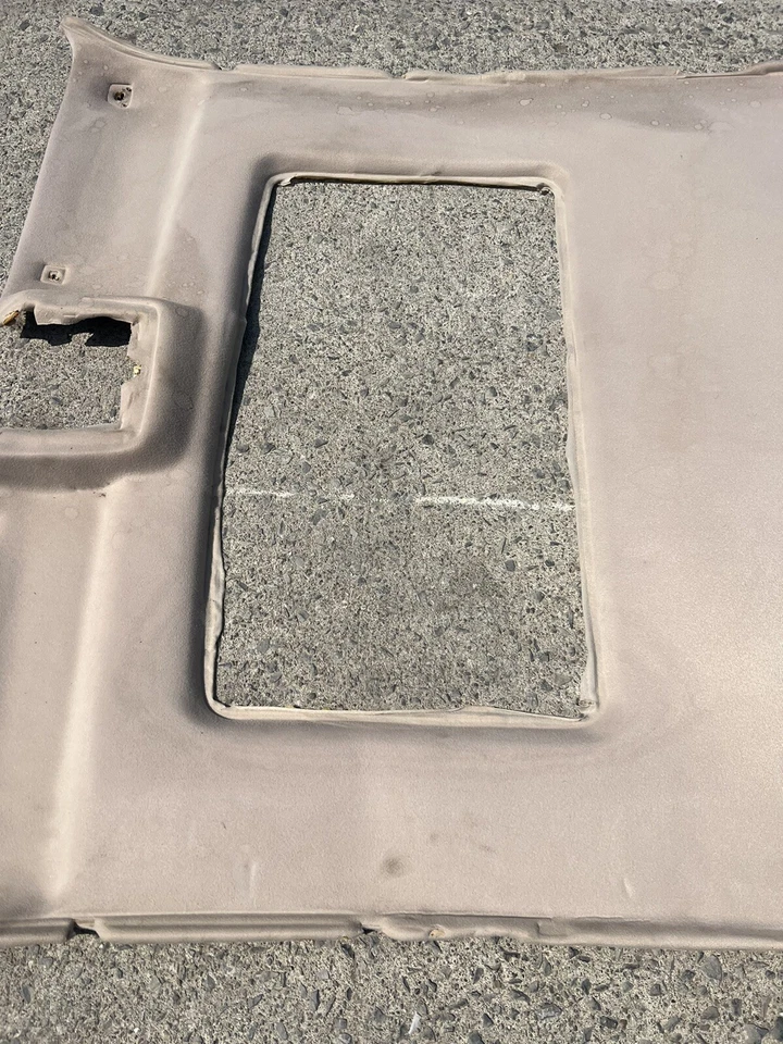 1989 1990 1991 JAGUAR XJ6 GENUINE HEADLINER ROOF TRIM PANEL TAN COLOR OEM - Image 4 of 4