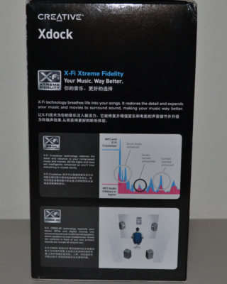Creative Xdock X-Fi Sound Card Audio Dock Charger for iPod SB0800