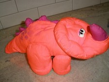 VINTAGE FISHER PRICE PUFFALUMP DINOSAUR 1992 ORANGE PURPLE 2222 NOISES P45 