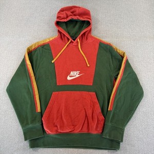 nike men's sportswear colorblocked pullover hoodie