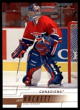 2000 Upper Deck #321 Jeff Hackett - Montreal Canadiens