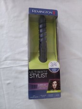 Remington Ultimate Stylist Curling Iron Ceramic Barrel Curl Guide 3/4" New