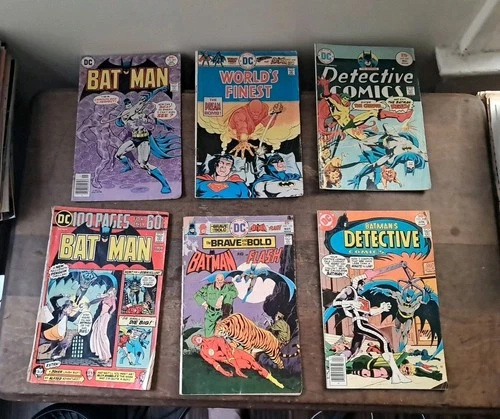 Vintage Batman DC Lot of 6: 100-Page Giant, Neal Adams Art, Key Flash & Creeper