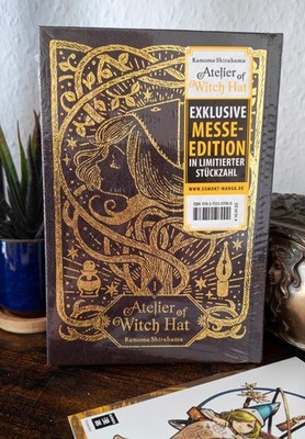 LIMITED EDITION - Atelier of Witch Hat - Band 1 OVP Egmont Manga Hardcover gold