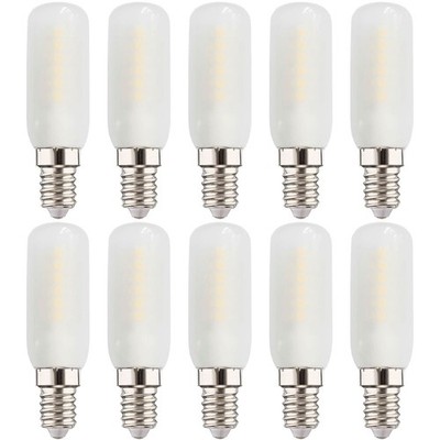 10 x LED Röhre T25 Dunstabzugshaubenlampe 2,5W =23W E14 matt 220lm warmweiß 270°