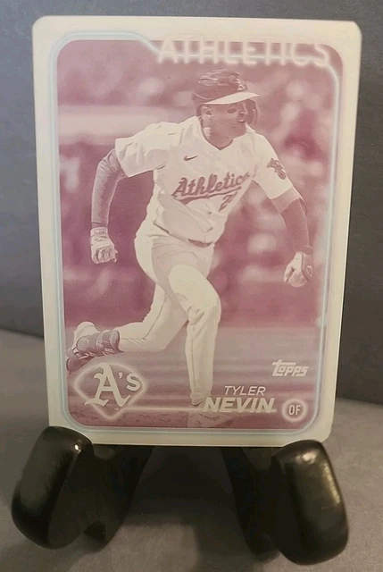 2024 Topps Update Series Tyler Nevin Athletics 1/1 Magenta Printing Plate SSP!🔥