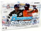 2020 BOWMAN CHROME BASEBALL HTA CHOICE BOX BLOWOUT CARDS