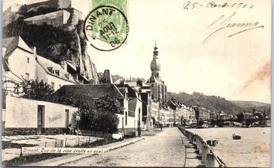 Belgien - NAMUR - DINANT - Blick vom rechten Ufer nach unten.
