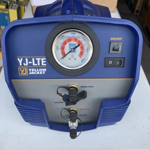 YELLOW JACKET 95730 YJ-LTE REFRIGERANT RECOVERY SYSTEM 193328 Brand New No Box