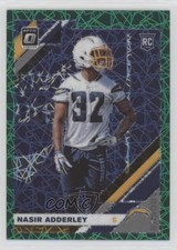 2019 Panini Donruss Optic Rookies Green Velocity Prizm Nasir Adderley #128 0c2