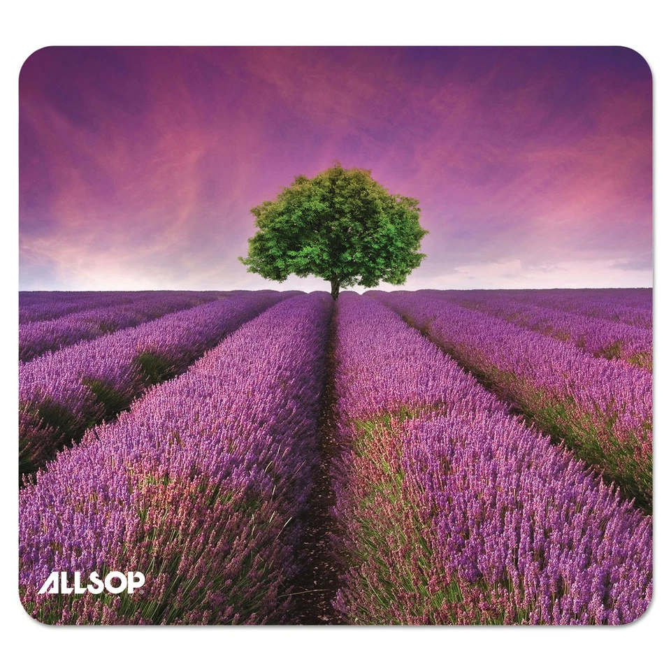 Allsop® Naturesmart Mouse Pad, Lavender Field Design, 8 1/2 x 8 x 1/10 - Image 4 of 4