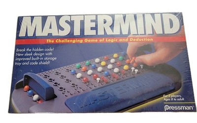 MASTERMIND - Pressman Board Game Toy Boardgame  - 1996 - Vintage - New & Sealed