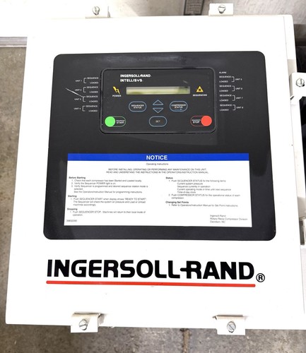 Ingersoll-Rand Sequencer Unit-Intellisys System Controller W/ Manual #39839253
