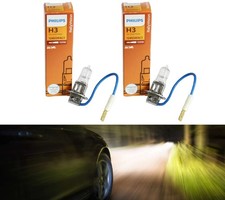 Philips Rally Vision H3 100w Two Bulbs Drl Daytime Light Cornering High Wattage