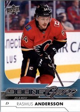 2017-18 Upper Deck #218 Rasmus Andersson YG RC - HKY