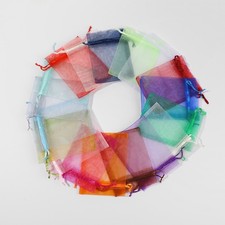 2.75"-5.9" Organza Candy Bags Wedding Party Favor Gift Jewelry Pouch Sheer Decor