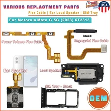 OEM Power Fingerprint Flex Cable SIM Tray Speaker For Moto G 5G (2023) XT2313 US