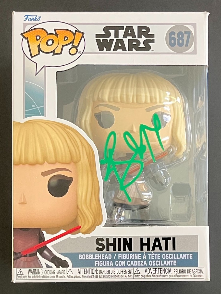 IVANNA SAKHNO SIGNED STAR WARS SHIN HATI FUNKO 687 w/EXACT PROOF