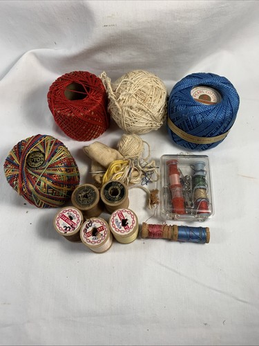 Vintage lot of~ JP Coats and Star thread and Crochet thread