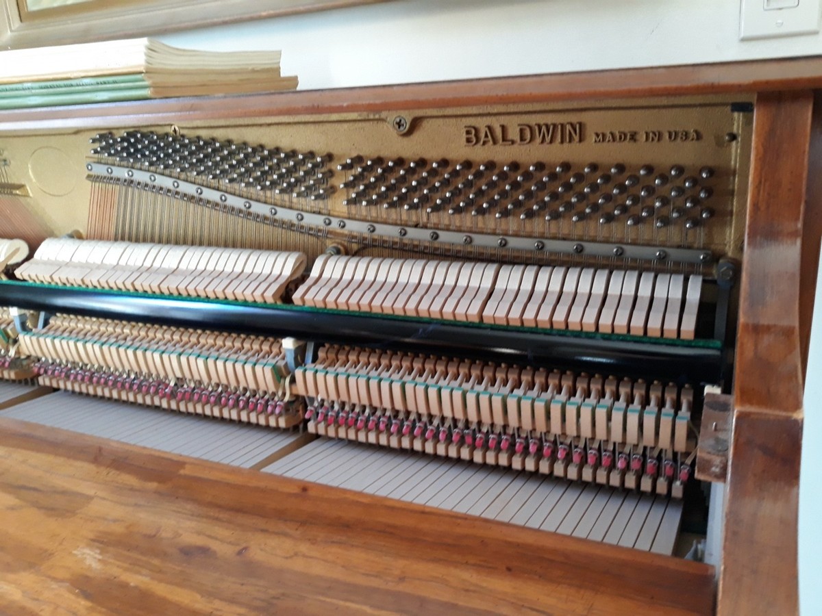 Vintage 1987 Baldwin 623 Upright Piano in Satin Walnut | eBay