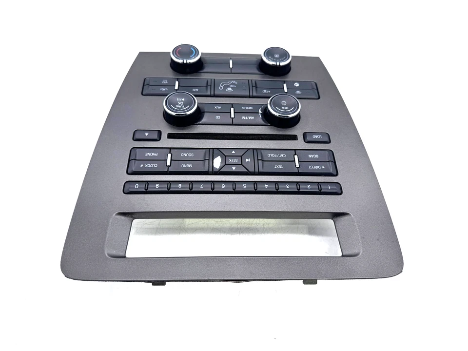 Panel de control de clima radioagitador Ford Mustang 2011-2014 CR3T18A802JA GRIS OEM Foto 4 de 4