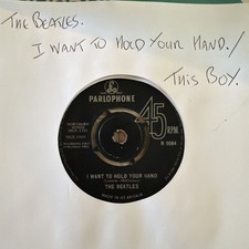 The Beatles - I Want To Hold Your Hand / This Boy - 1963 