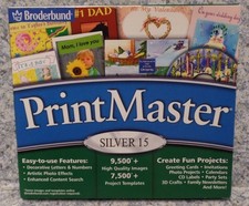 Software PC Print Master Silver 15 2002 NEW SEALED Jewel