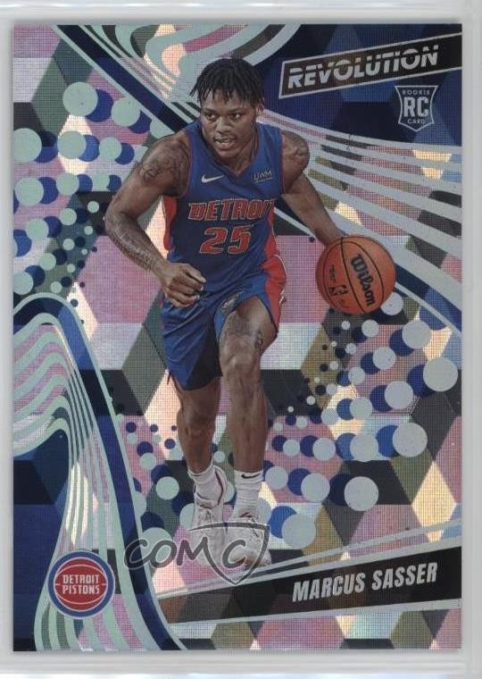 2023-24 Panini Revolution Rookies Cubic 21/50 Marcus Sasser #126 Rookie RC in5