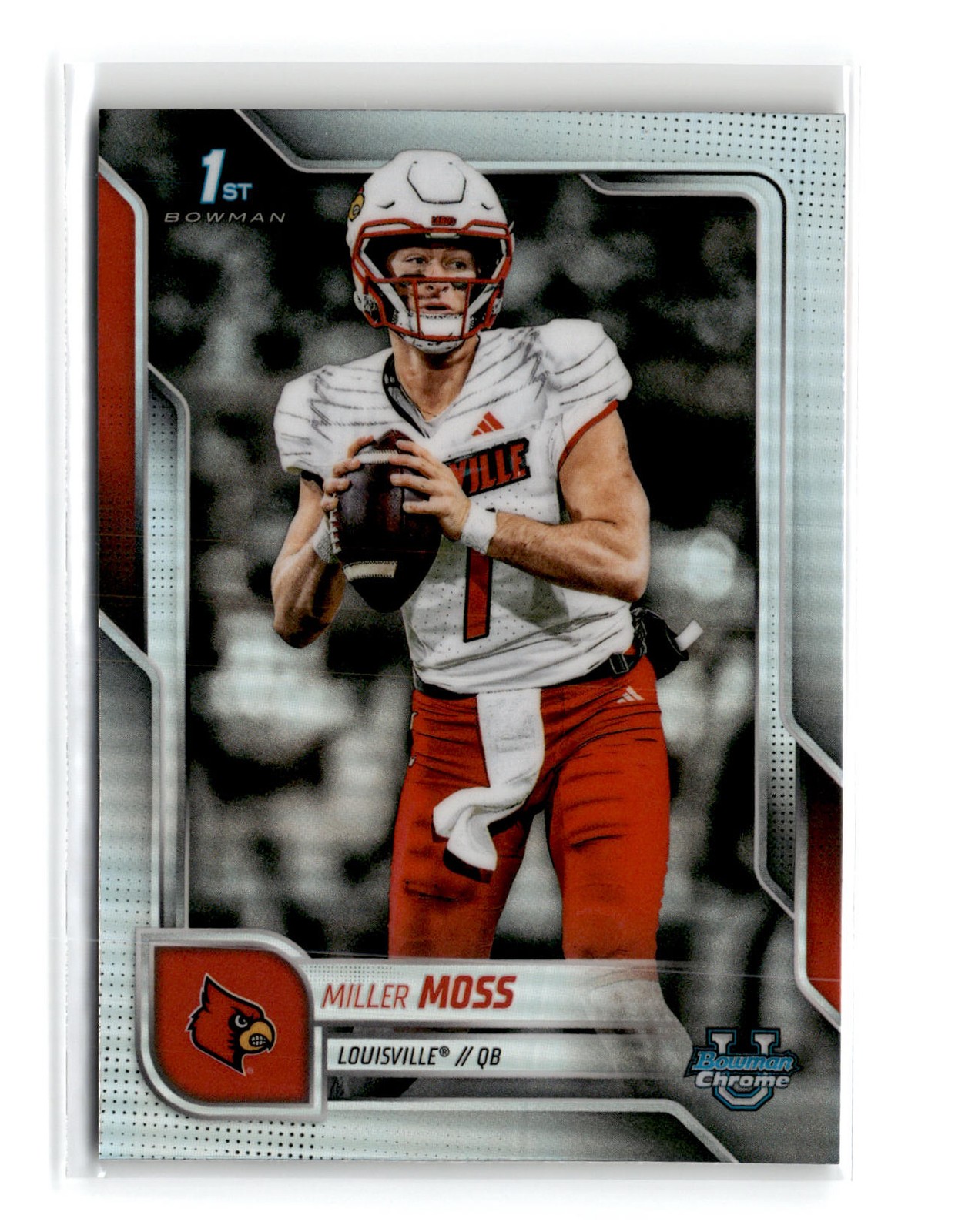 Miller Moss 2025 Bowman University Chrome Refractor #141