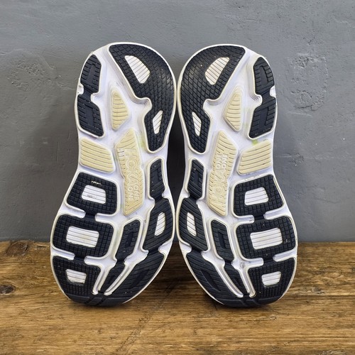 Hoka One One Bondi 7 Mujer Talla UK 4.5 Ancho Blanco Entrenadores Zapatos para Correr Gimnasio - Imagen 11 de 12