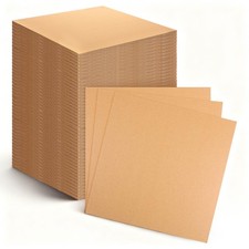 110 Pack Corrugated Cardboard Sheets 12 x 12 Inch Flat Squares Packing Inserts