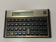 Vintage Hewlett-Packard HP-12C Financial Calculator with Fresh Batteries