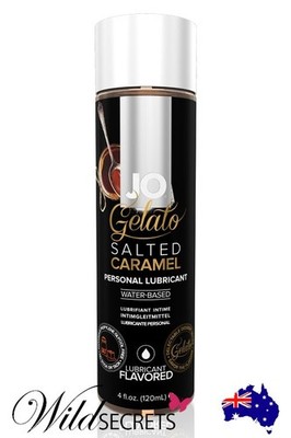 NEW JO Gelato Salted Caramel Flavoured Lubricant (120ml), Water Based