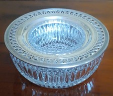 Porta Caviale In Argento E Cristallo