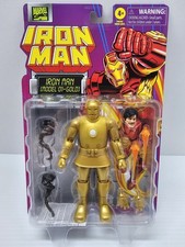 Hasbro Marvel Legends Iron Man Retro Model 01 Gold Iron Man 2024 6  Figure New