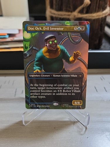 Doc Ock, Evil Inventor (Borderless) Marvel's Spider-Man MTG 0024