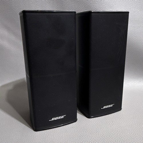 2 Bose Direct Reflecting Series II Double Cube Speakers W Wires Tested