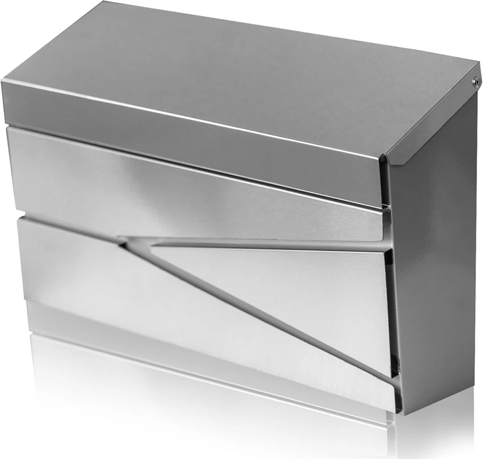 Secure Galvanized Steel Mailbox, Front Access - Image 3 of 4