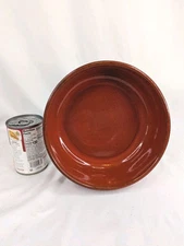 Bowl CERAMANO Pottery #36 Red GLAZE  West Germany 7 1/2 x 3